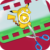 Pokeman HD Video Cutter icon