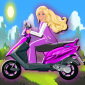 Princess Hill Scooter Race icon