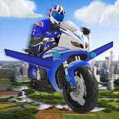 futuriste volant de coursemoto