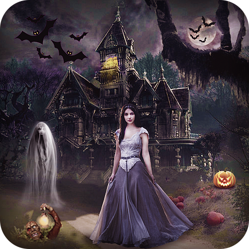 Haunted House Photo Editor - haunted house photo icon