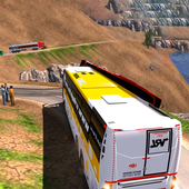 Uphill Climb Bus Racing - mountain bus climb game icon