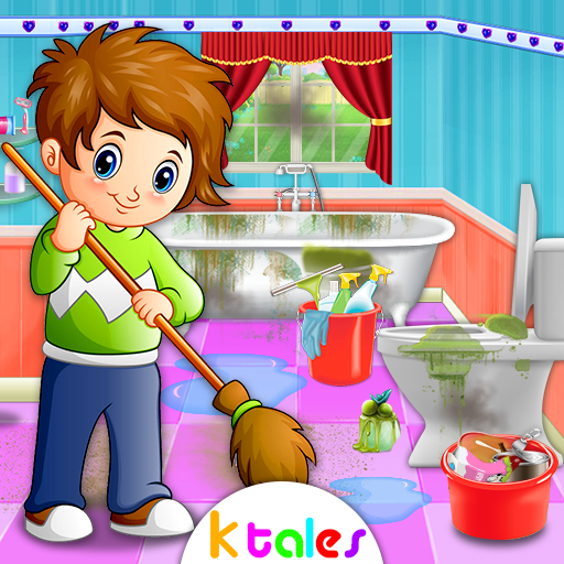 Home Cleanup Game | Doll House Cleaning | Doll set icon