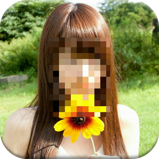 Mosaic Pixelate Censor Photo أيقونة