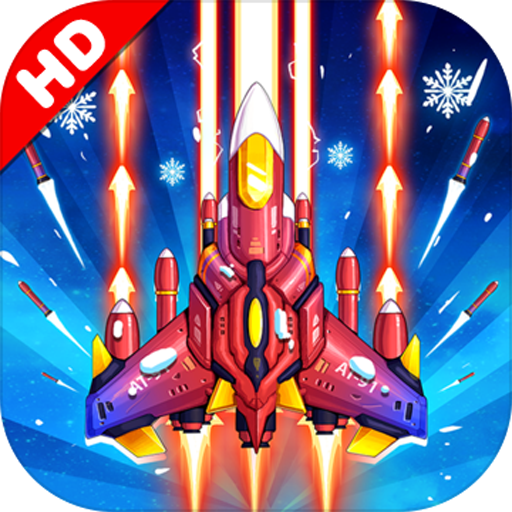 Galaxy shot -Airplane shooting icon