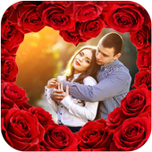 Red Rose Photo Frames icon