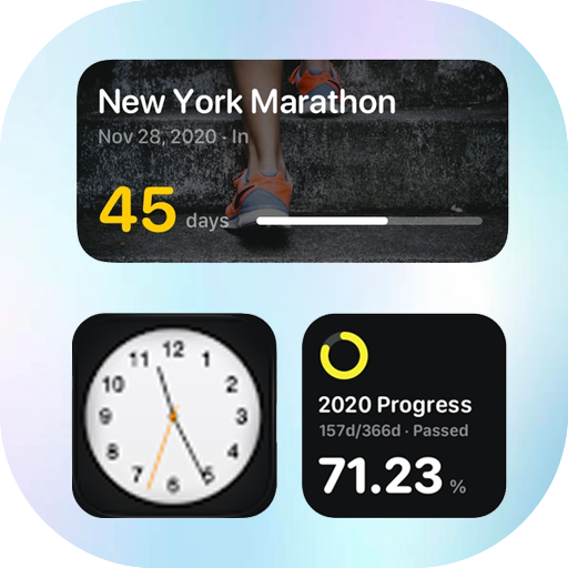 Widgets iOS 15 Color Widgets Personnaliser icon