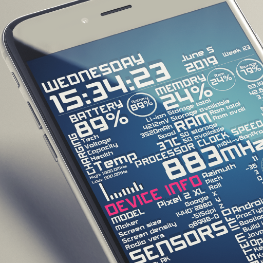 Device Info Elegance Live Wallpaper free icon