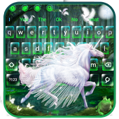 Magic Forest Unicorn Keyboard Theme icon