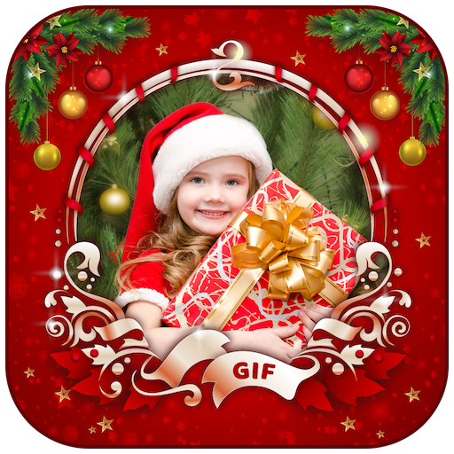 Merry Christmas GIF Photo Frame : Christmas Editor icon