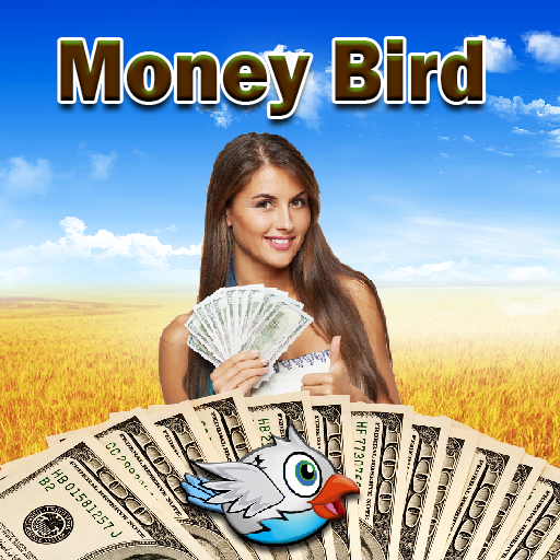 Money bird. Earn money. icon