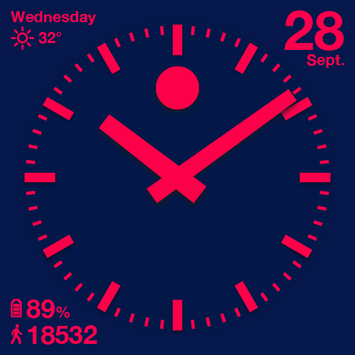 SwissClock Wallpaper and Widget icon