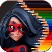 how to draw miraculous ladybug icon