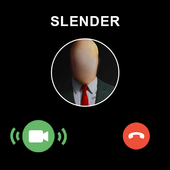 slender fake video call simulation icon