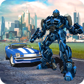 Robot Muscul Car 3D icon