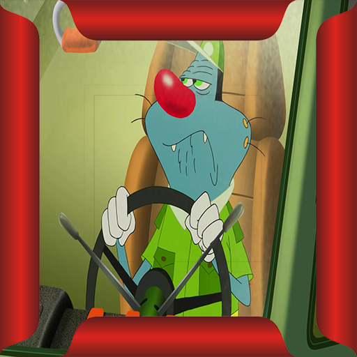 Oggy Going Car Race Game icon