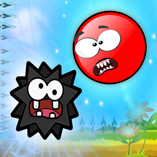 Red Jump Ball Roller Adventure icon