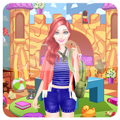 Princess Doll House Cleaning Game icon