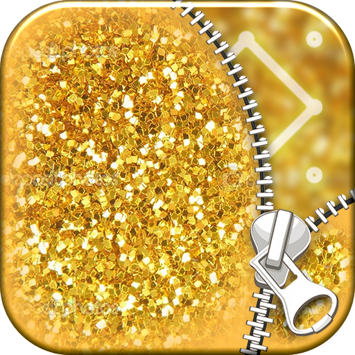 Glitter Zipper Lock Screen icon