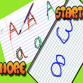 Letter and Number Drawing icon