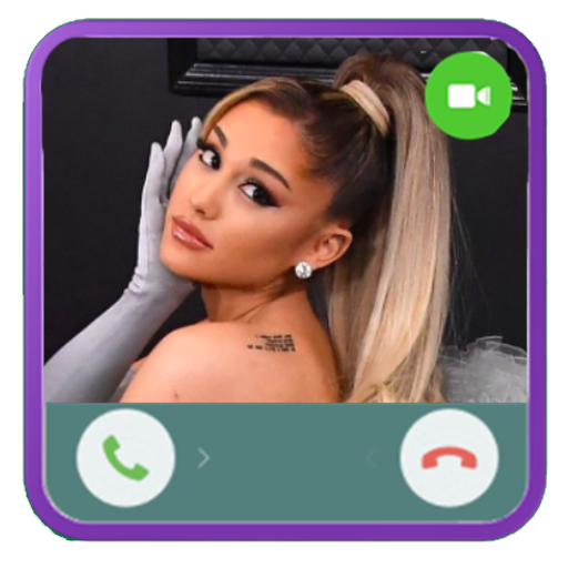 Ariana Grande Live Call &amp; Wallpaper icon