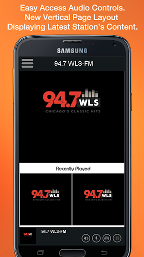 94.7 WLS-FM screenshot 1