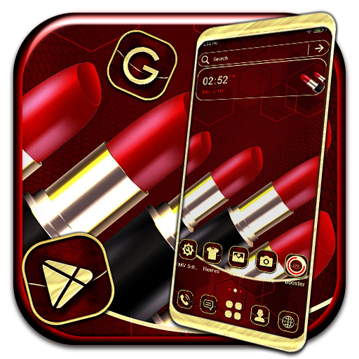 Red Lipstick Theme Launcher icon