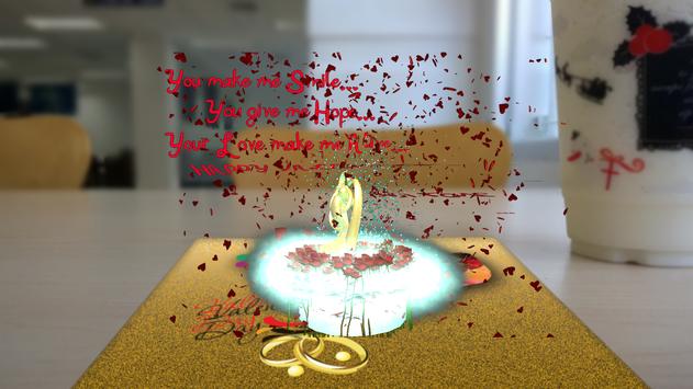 3D AR Heart Of Love Card screenshot 1