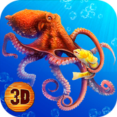 Octopus Underwater Life Sim 3D icon