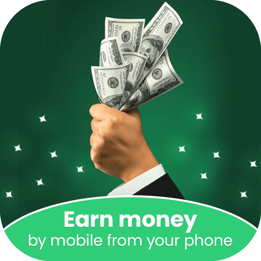 Earn money by mobile from your home icon