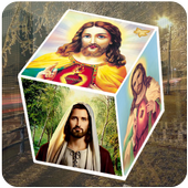 Jesus 3D Cube Live Wallpaper icon