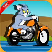 tom Nd jerry motorbike icon