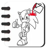 Coloring for Sonic icon