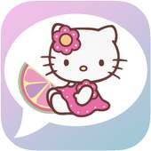 Kawaii Kitty Message Theme on 9Apps