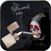 Skull Cigarette Screen Lock icon