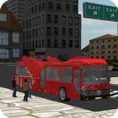 Grand City Flaying Bus Simulator 3D 2018 icon