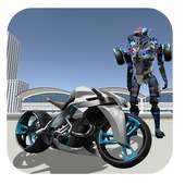 Police Moto Robot Fight: War Robots Transformers