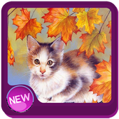 cute cat wallpaper icon