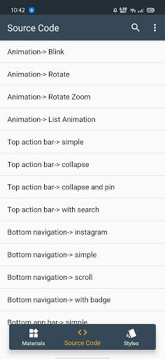 Material Gallery - Android Source Code screenshot 2