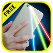 Laser pointer flashlight icon