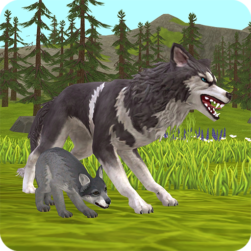 Wild Wolf Animal Chasing Sim icon