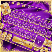 Purple Luxury Silk Keyboard Theme icon