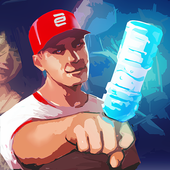 Water bottle challenge icon