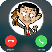 Fake calls from Mr Bean icon