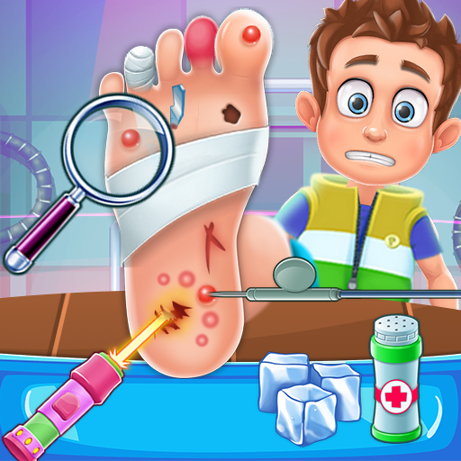 My little doctor foot icon