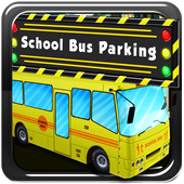 School Bus Parking 3D icon