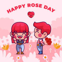 Happy Rose Day on 9Apps