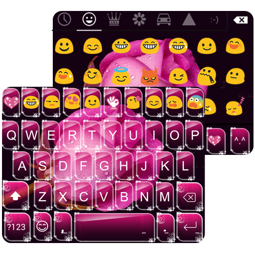 One Rose Emoji Keyboard Theme icon