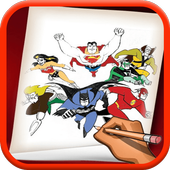 How To Draw Justice League icon