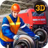 Railway Train Mechanic Garage