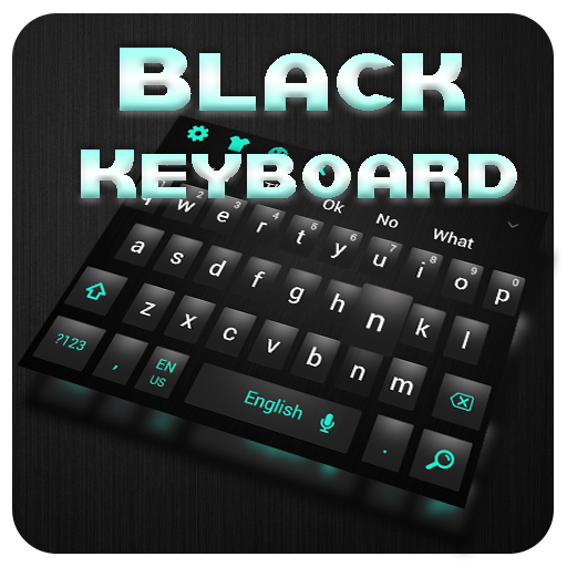 Simple Black Keyboard Theme icon